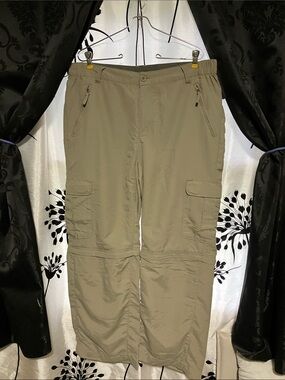 Women's Convertible Cargo Pants - Taupe Cargo